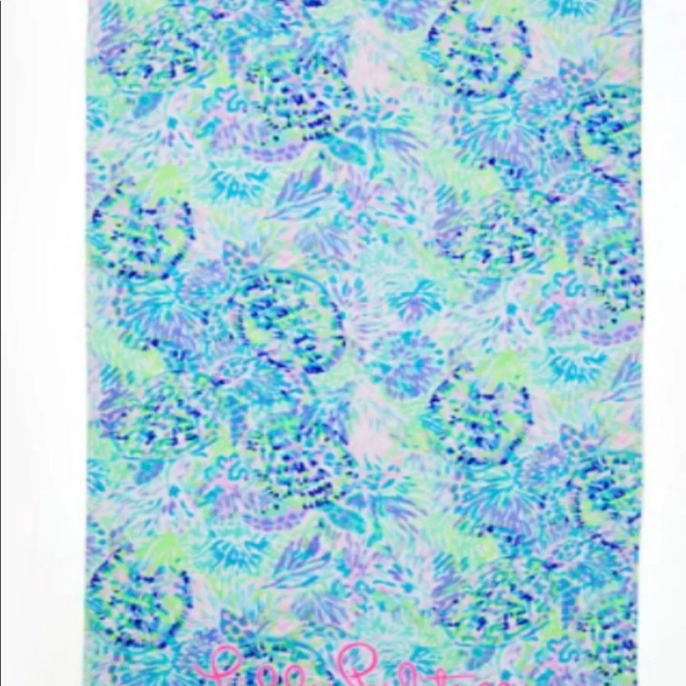 NEW Lilly Pulitzer Velour Terry Beach Pool Towel Multi Shell Of A Party